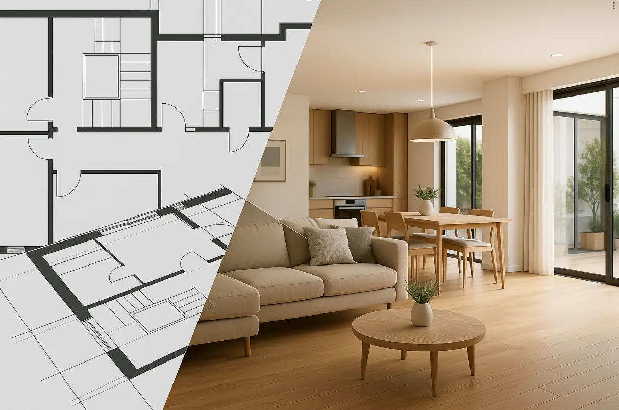 Plano inmueble en 3D